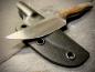 Preview: Semi Custom Knife Heidi Blacksmith mit Seekuh-Knochen