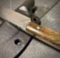 Preview: Semi Custom Knife Heidi Blacksmith mit Seekuh-Knochen