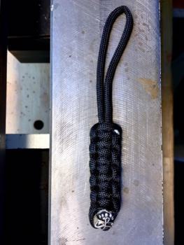 Lanyard mit Bead black