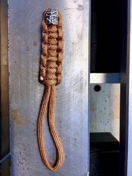 Lanyard mit Bead beige