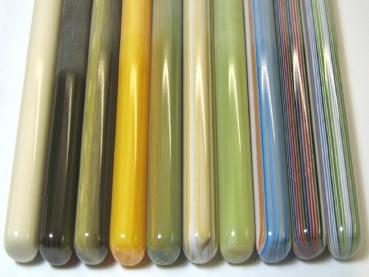 Pen Blank Cast Polyester rot gestreift