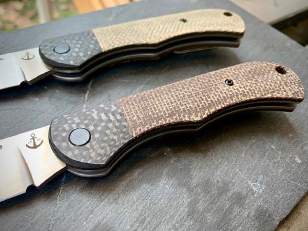 Tuya Knife CF/Micarta Tortuga