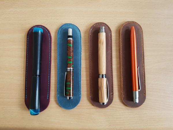 Leder-Etui für Stifte